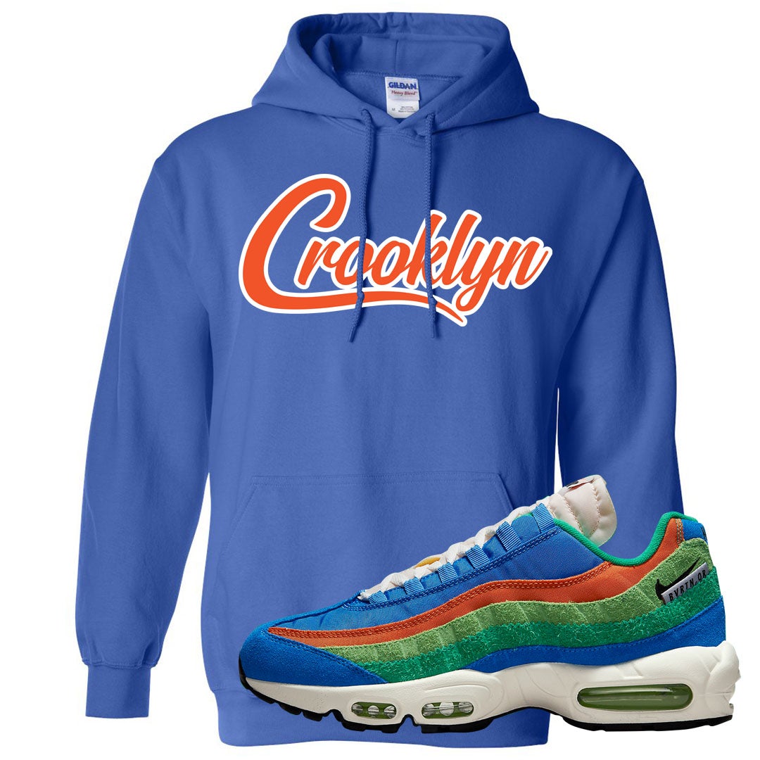 Light Blue Green AMRC 95s Hoodie | Crooklyn, Royal Blue