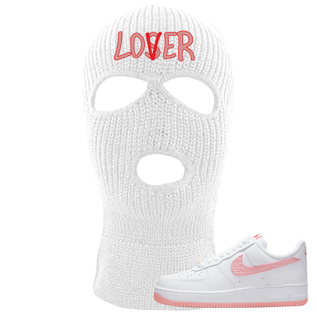 Valentine's Day 2022 AF1s Ski Mask | Lover, White