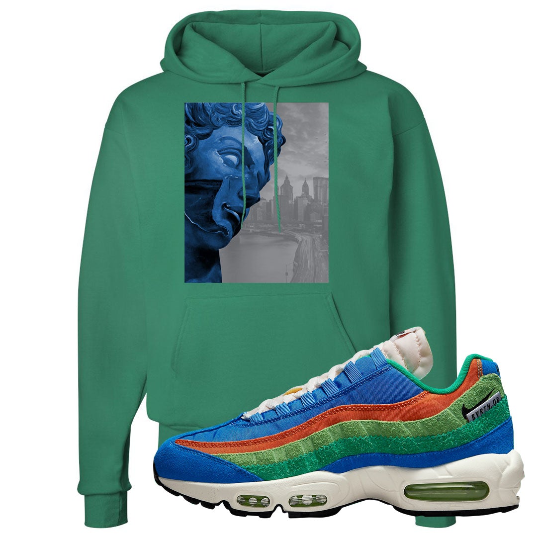 Light Blue Green AMRC 95s Hoodie | Miguel, Kelly Green