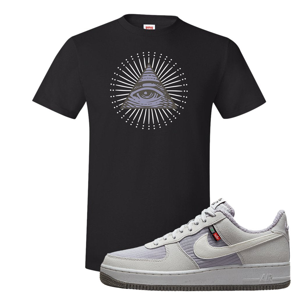 Toasty Low 1s T Shirt | All Seeing Eye, Black