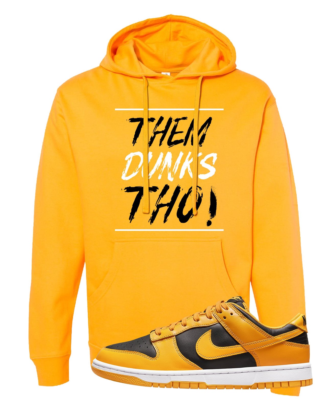 Goldenrod Low Dunks Hoodie | Them Dunks Tho, Gold