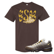 Ironstone Hemp 95s T Shirt | Certified Sneakerhead, Chocolate