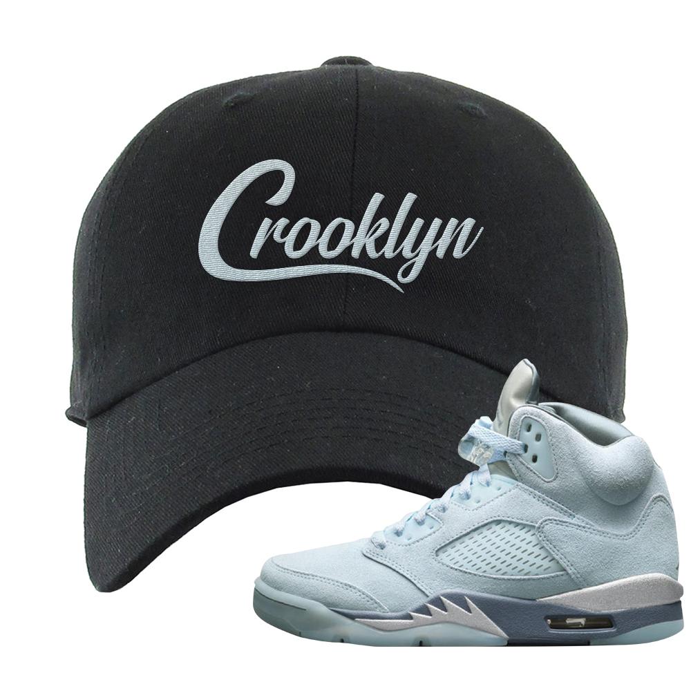 Blue Bird 5s Dad Hat | Crooklyn, Black