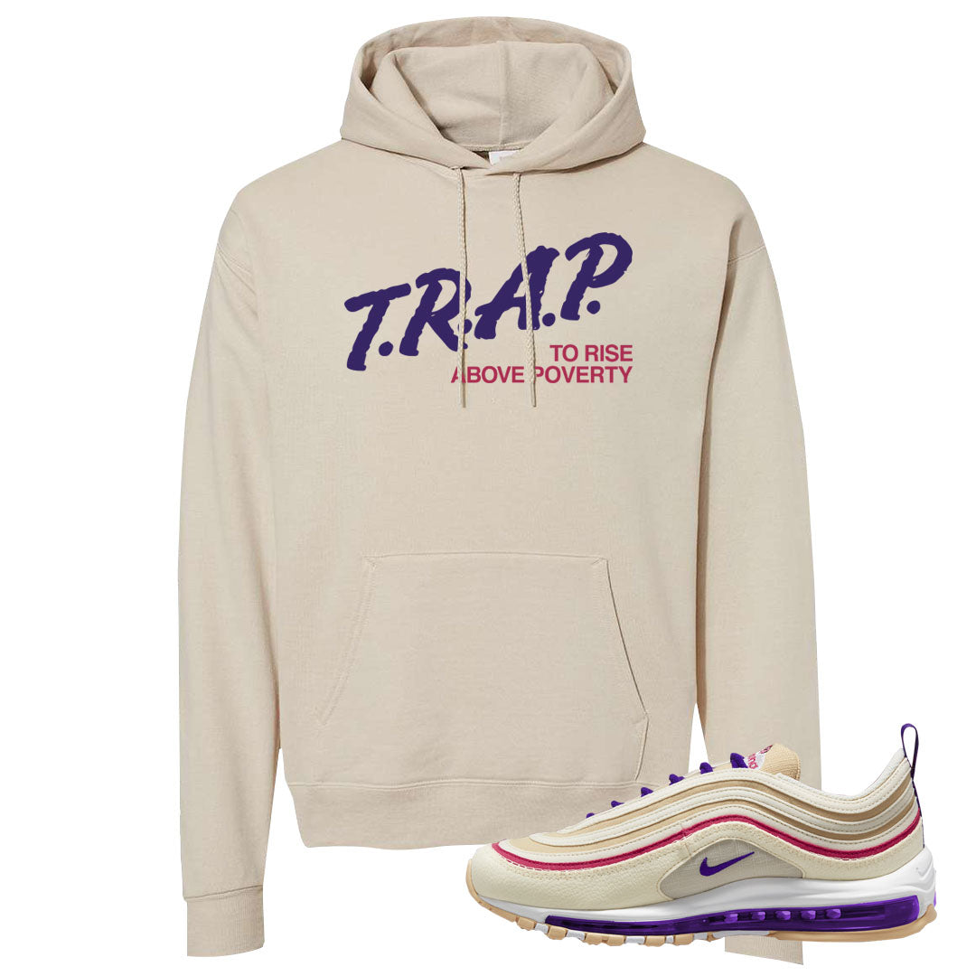 Sprung Sail 97s Hoodie | Trap To Rise Above Poverty, Natural