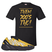 MNVN Honey Flux 700s T Shirt | Them 700's Tho, Black