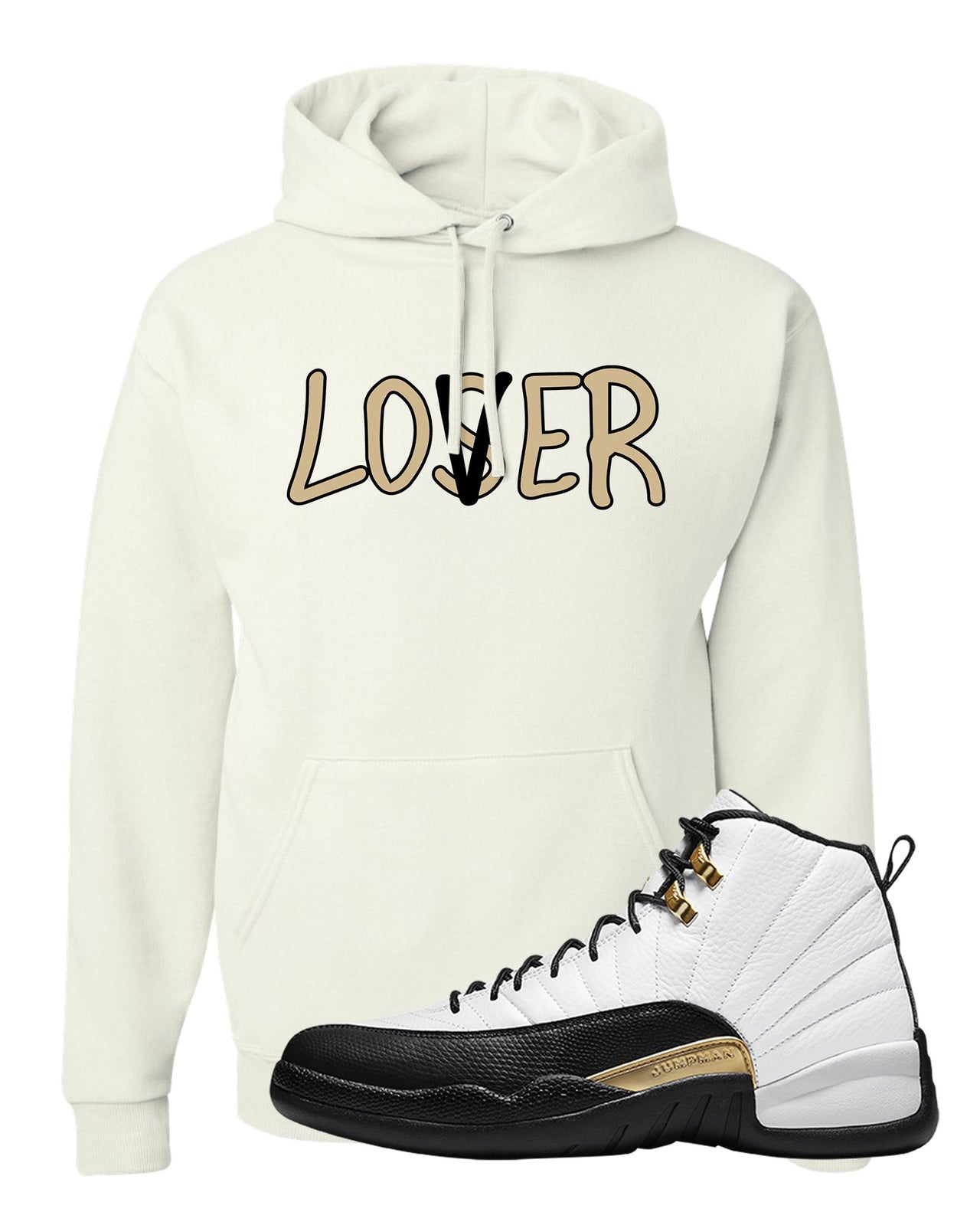Royalty 12s Hoodie | Lover, White