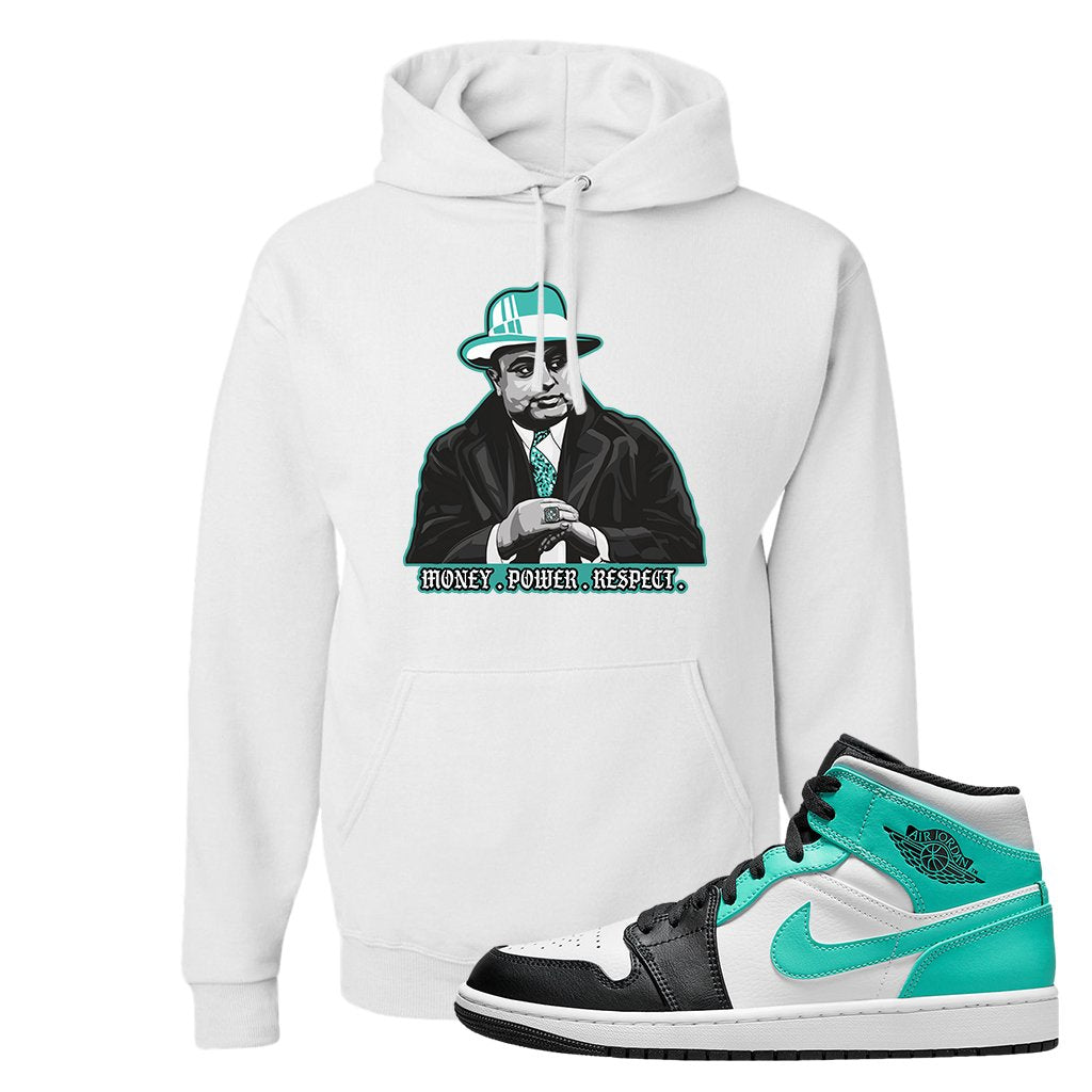 Air Jordan 1 Mid Tropical Twist Hoodie | Capone Illustration, White