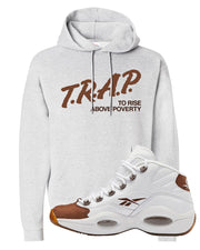 Mocha Question Mids Hoodie | Trap To Rise Above Poverty, Ash