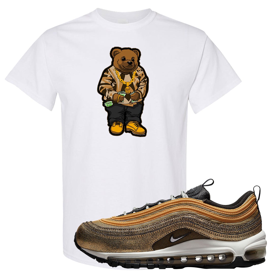 Golden Gals 97s T Shirt | Sweater Bear, White
