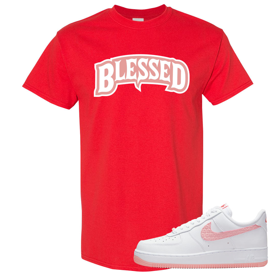 Valentine's Day 2022 AF1s T Shirt | Blessed Arch, Red