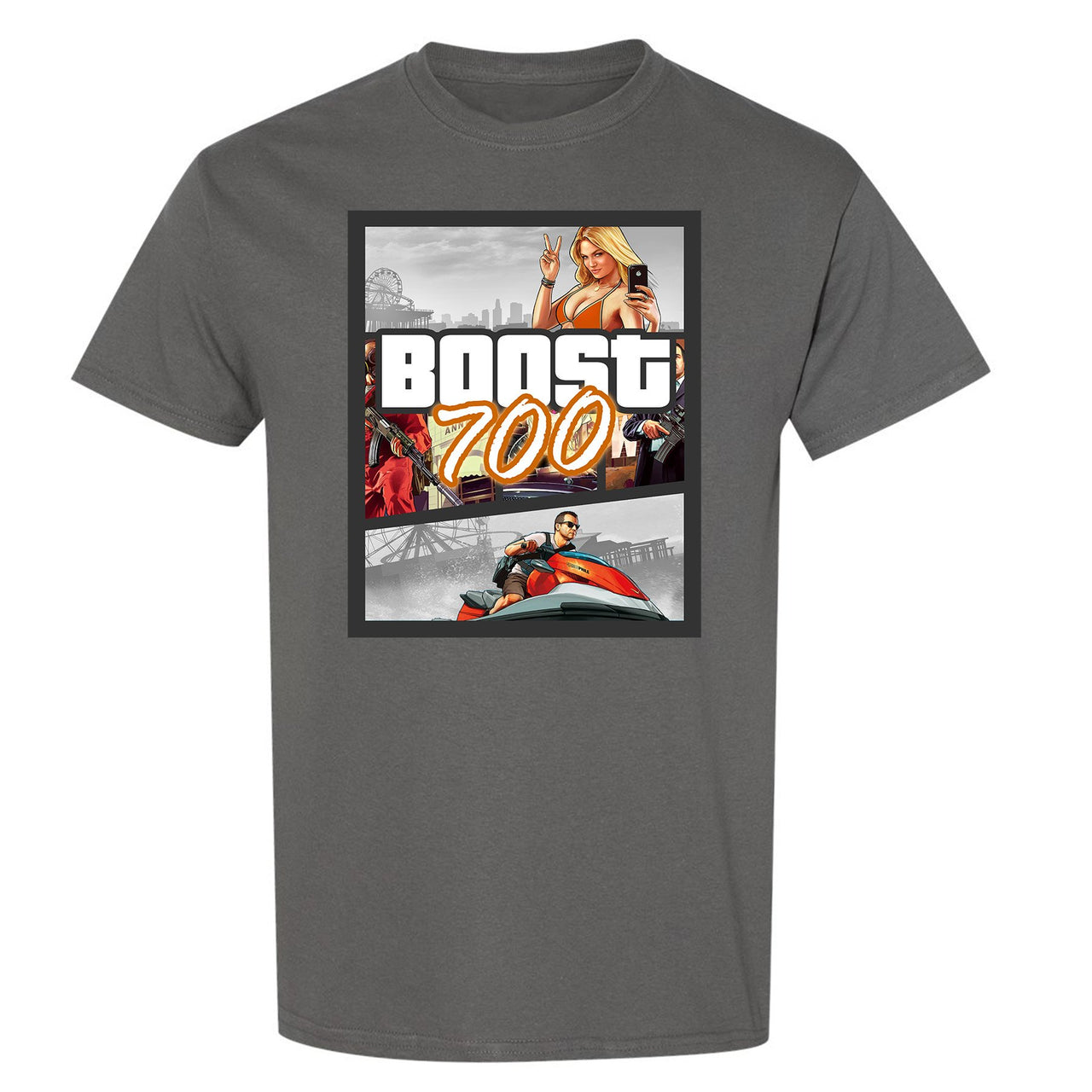 Magnet 700s T Shirt | Video Game Cover, Charcoal