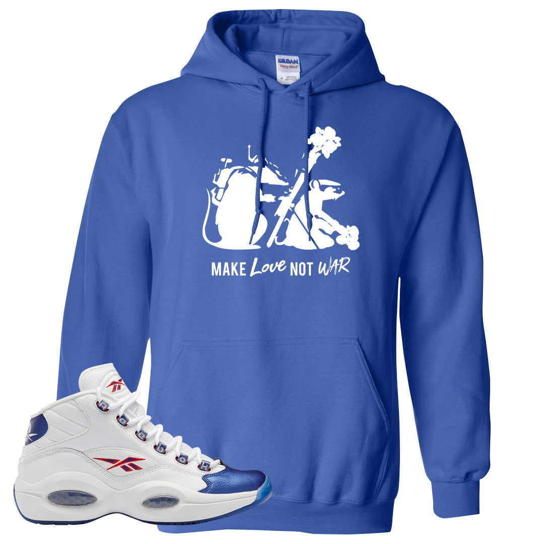 Blue Toe Question Mids Hoodie | Army Rats, Royal