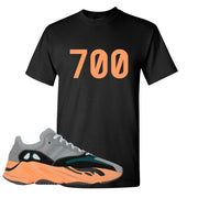 Wash Orange 700s T Shirt | 700, Black