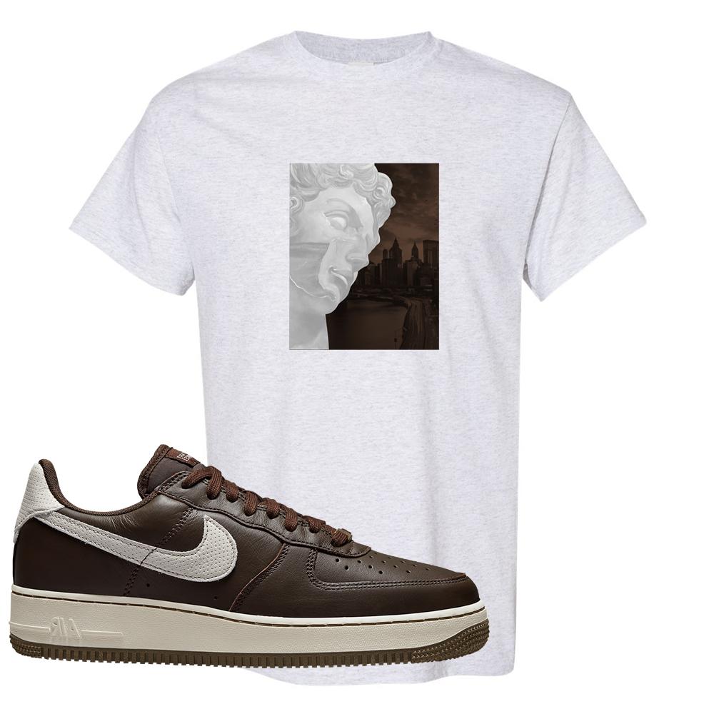 Dark Chocolate Leather 1s T Shirt | Miguel, Ash