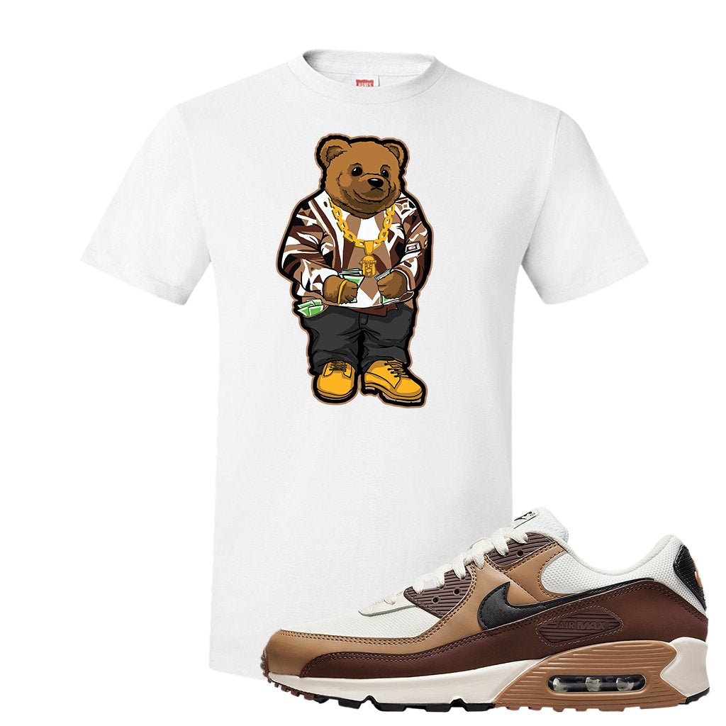 Air Max 90 Dark Driftwood T Shirt | Sweater Bear, White