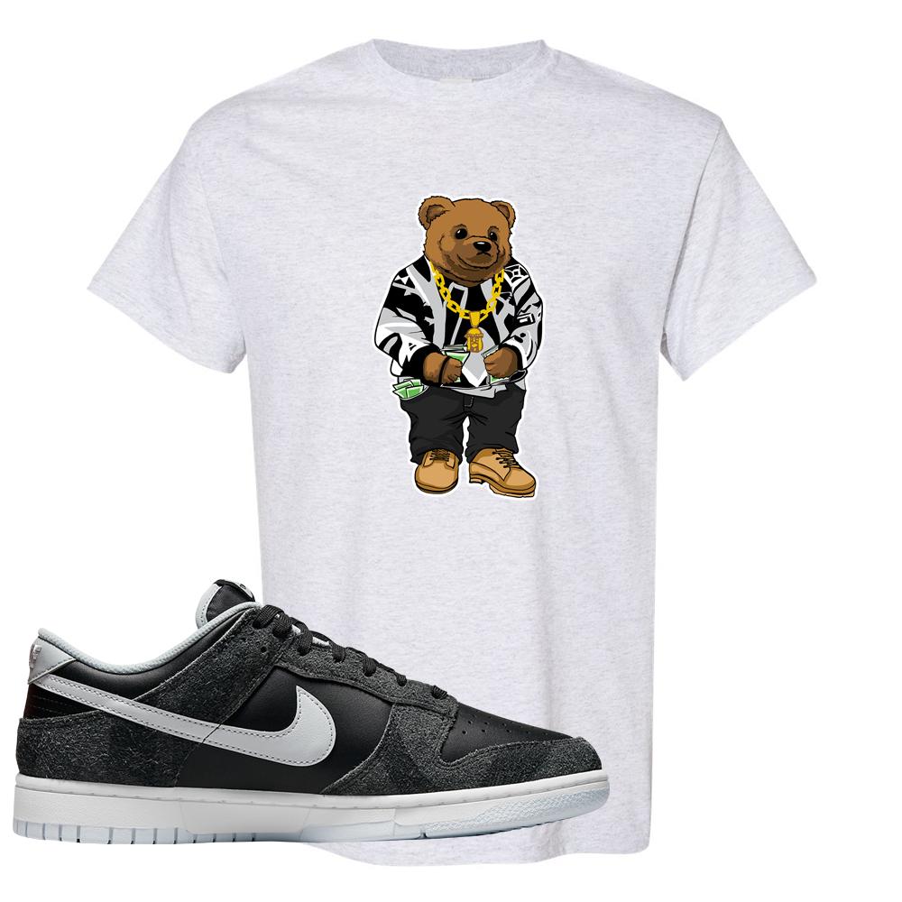 Zebra Low Dunks T Shirt | Sweater Bear, Ash