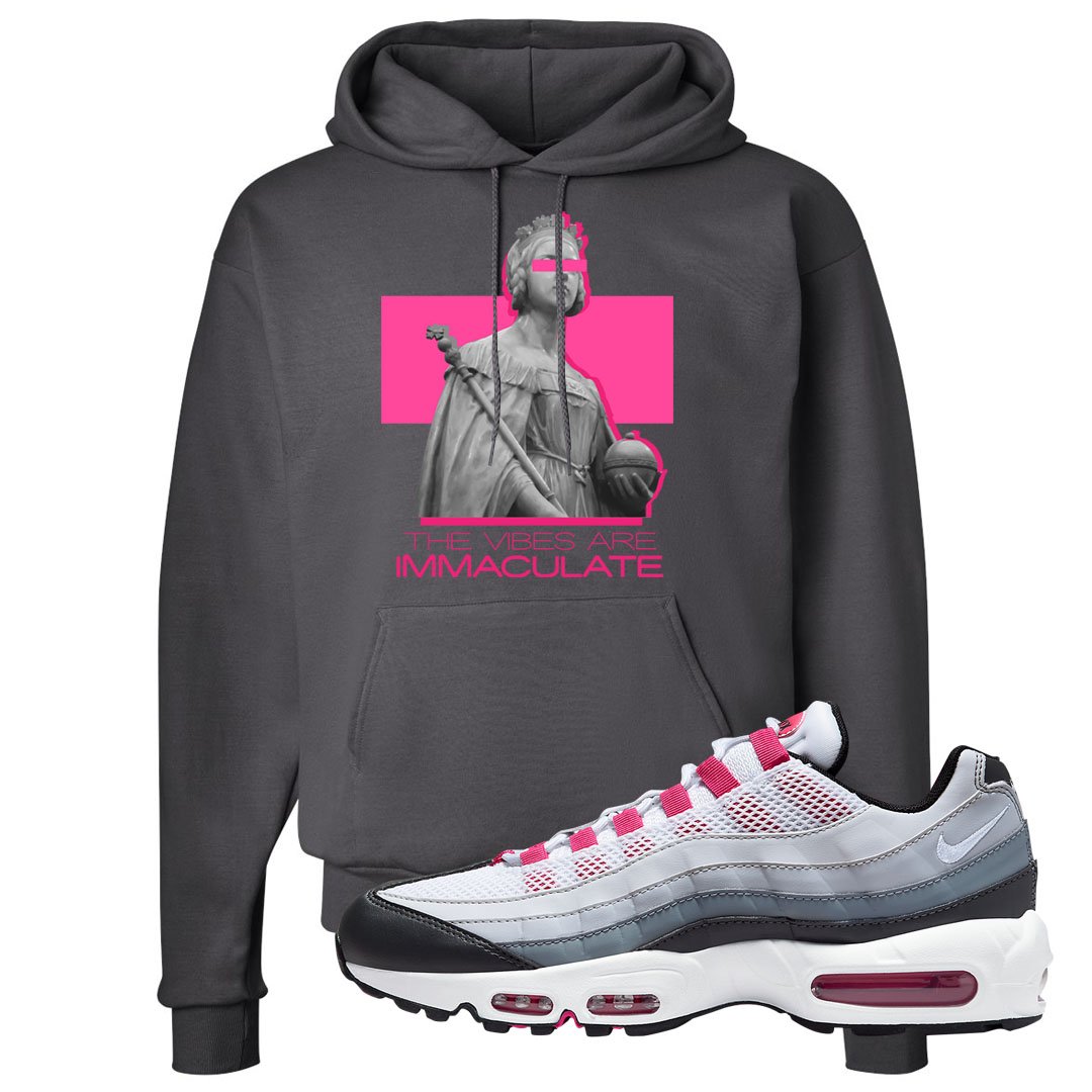 Next Nature Pink 95s Hoodie | The Vibes Are Immaculate, Smoke Grey