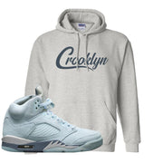 Blue Bird 5s Hoodie | Crooklyn, Ash