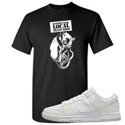 Next Nature White Low Dunks T Shirt | Support Your Local Skate Shop, Black