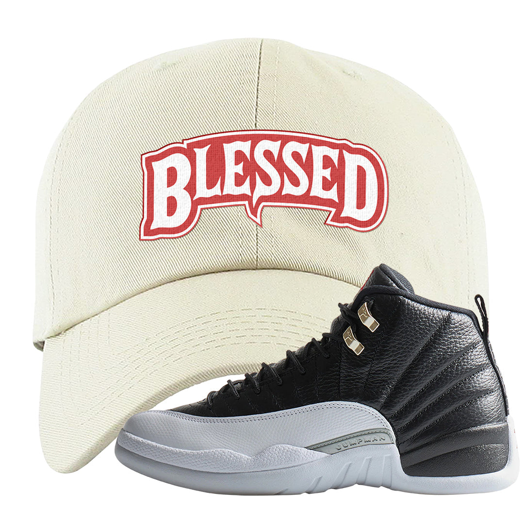 Playoff 12s Dad Hat | Blessed Arch, White