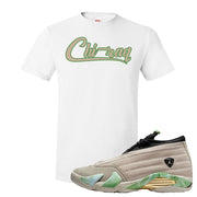 Fortune Low 14s T Shirt | Chiraq, White