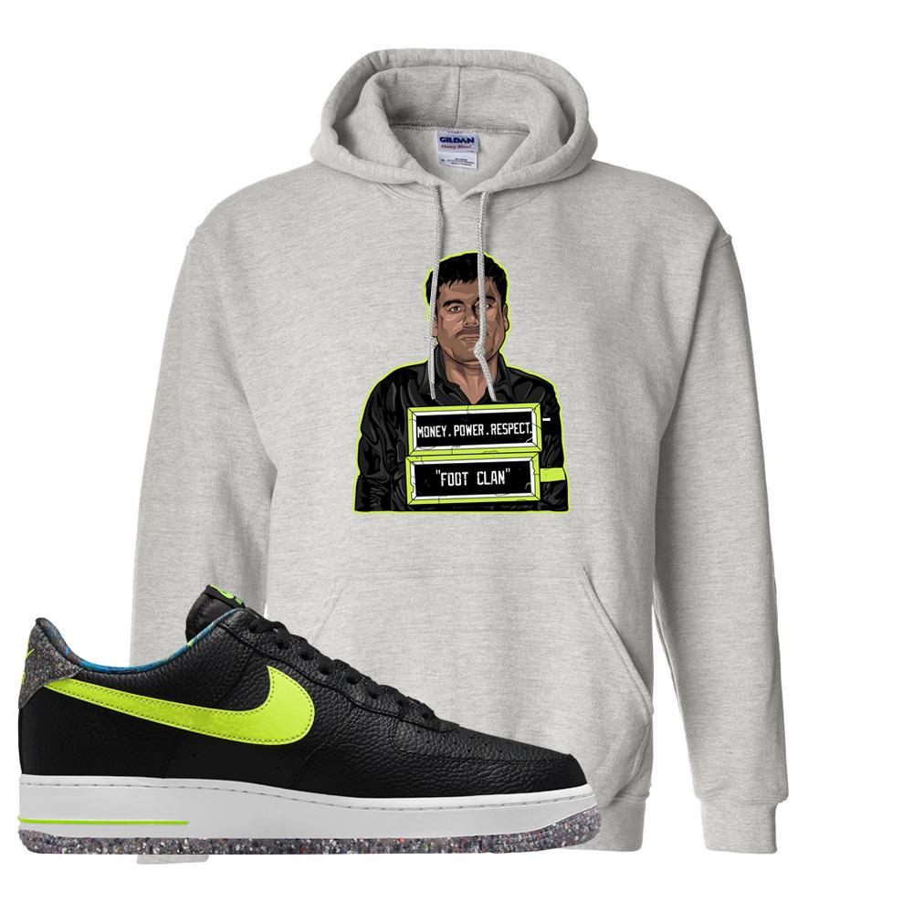 Air Force 1 Low Volt Grind Hoodie | El Chapo Illustration, Ash