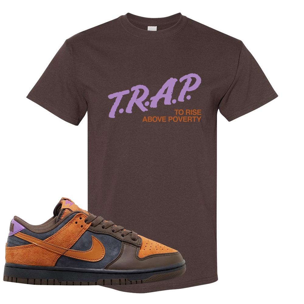 SB Dunk Low Cider T Shirt | Trap To Rise Above Poverty, Chocolate