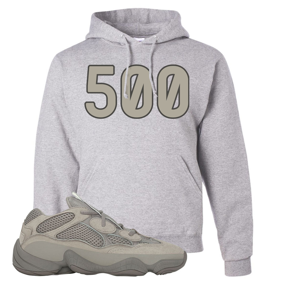 Ash Grey 500s Hoodie | 500, Ash