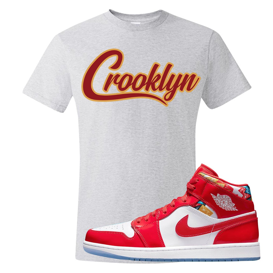 Barcelona Sweater Mid 1s T Shirt | Crooklyn, Ash