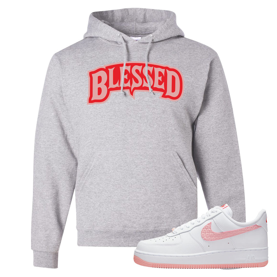Valentine's Day 2022 AF1s Hoodie | Blessed Arch, Ash