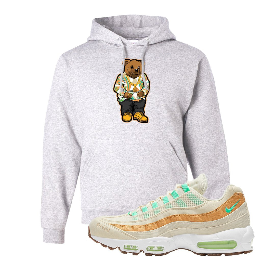 Happy Pineapple 95s Hoodie | Sweater Bear, Ash