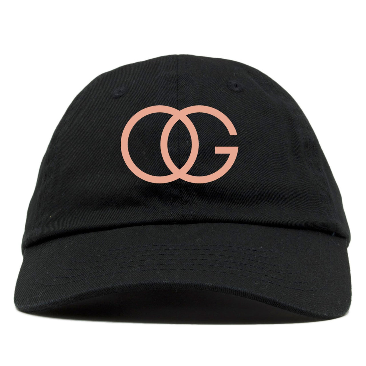 Crimson Tint 1s Dad Hat | OG Logo, Black