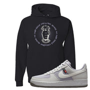 Toasty Low 1s Hoodie | Cash Rules Everything Around Me, Black