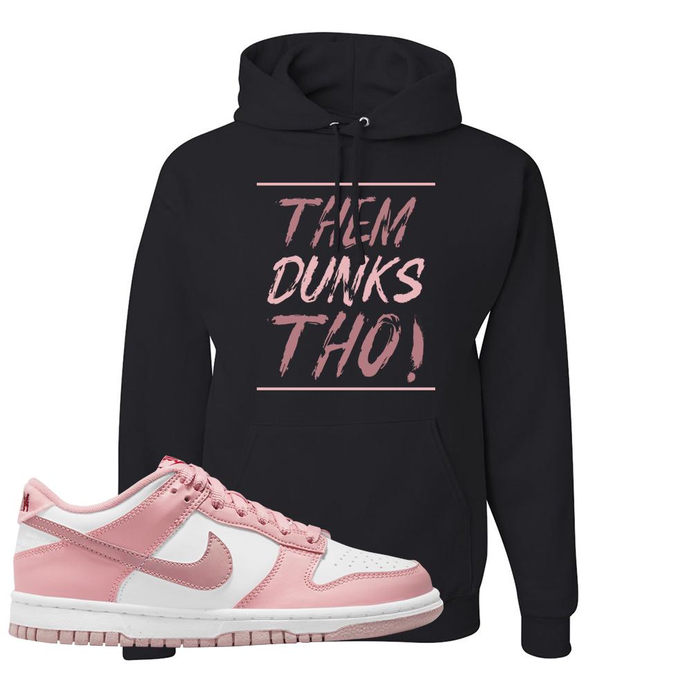 Pink Velvet Low Dunks Hoodie | Them Dunks Tho, Black