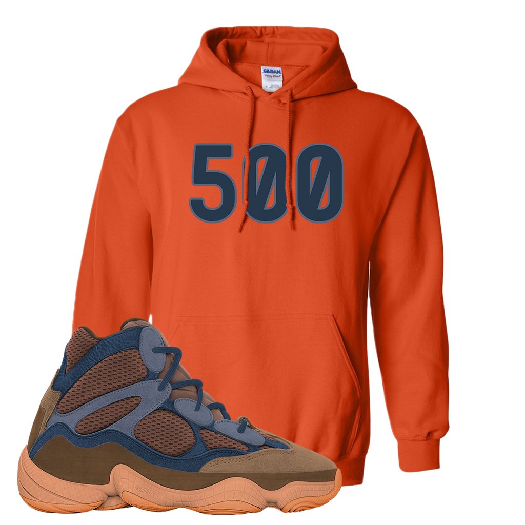 Yeezy 500 High Tactile Hoodie | 500, Orange