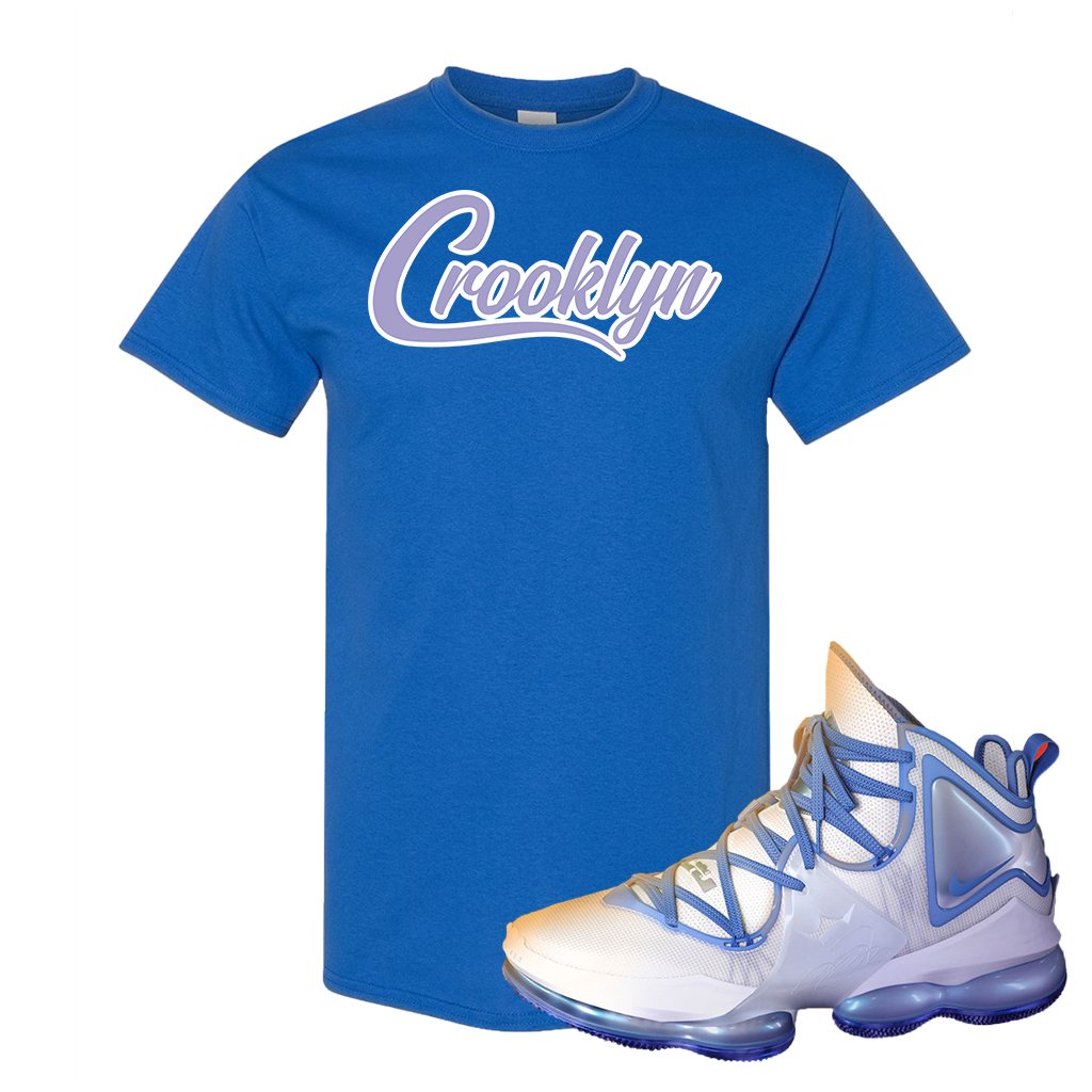 Lebron 19 Sweatsuit T Shirt | Crooklyn, Royal Blue