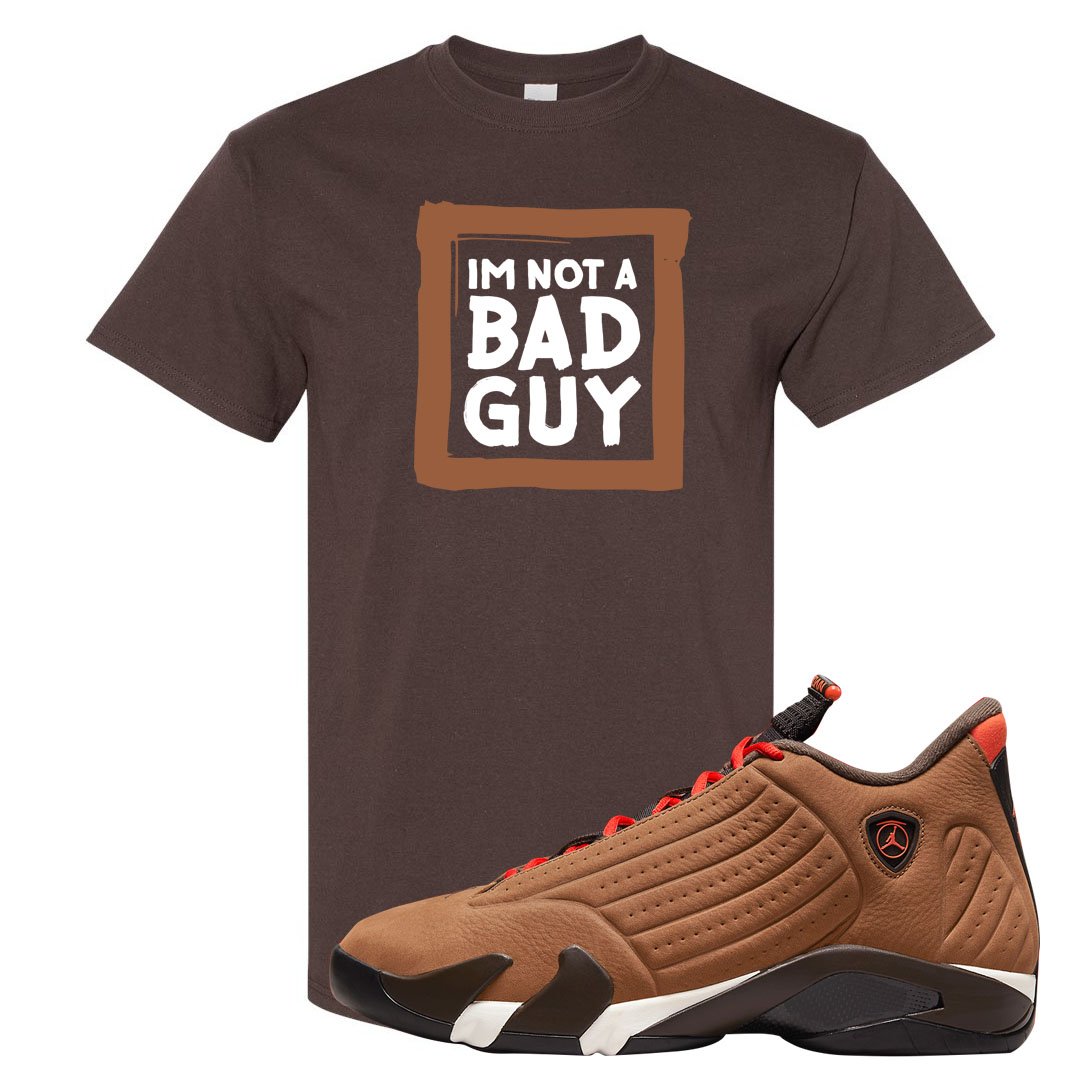 Winterized 14s T Shirt | I'm Not A Bad Guy, Chocolate