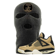 Jordan 4 WMNS Mushroom Sneaker Matching Dark Grey Mushroom Logo Ski Mask