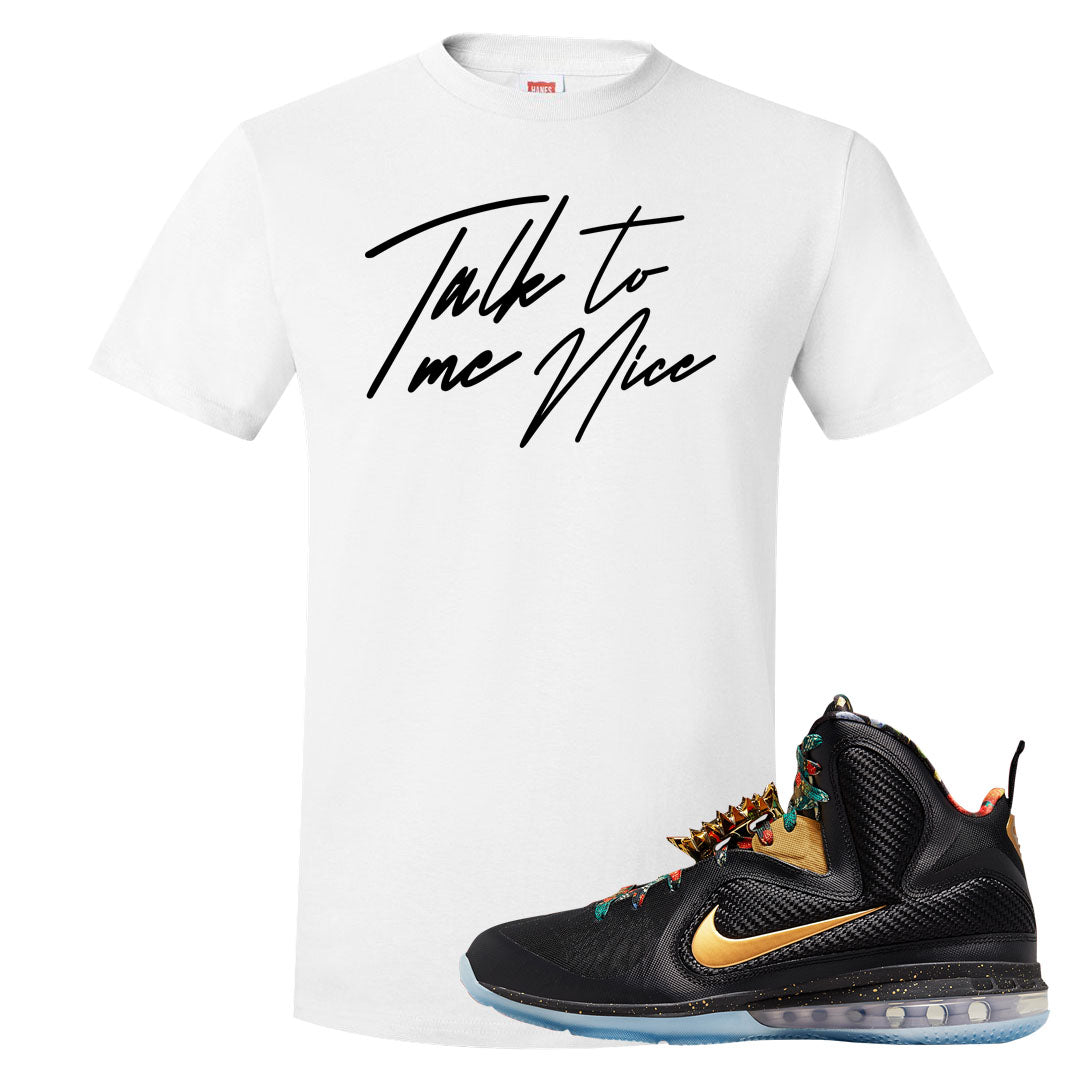 Throne Watch Bron 9s T Shirt | Talk To Me Nice, White
