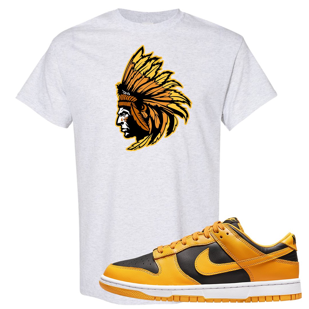 Goldenrod Low Dunks T Shirt | Indian Chief, Ash