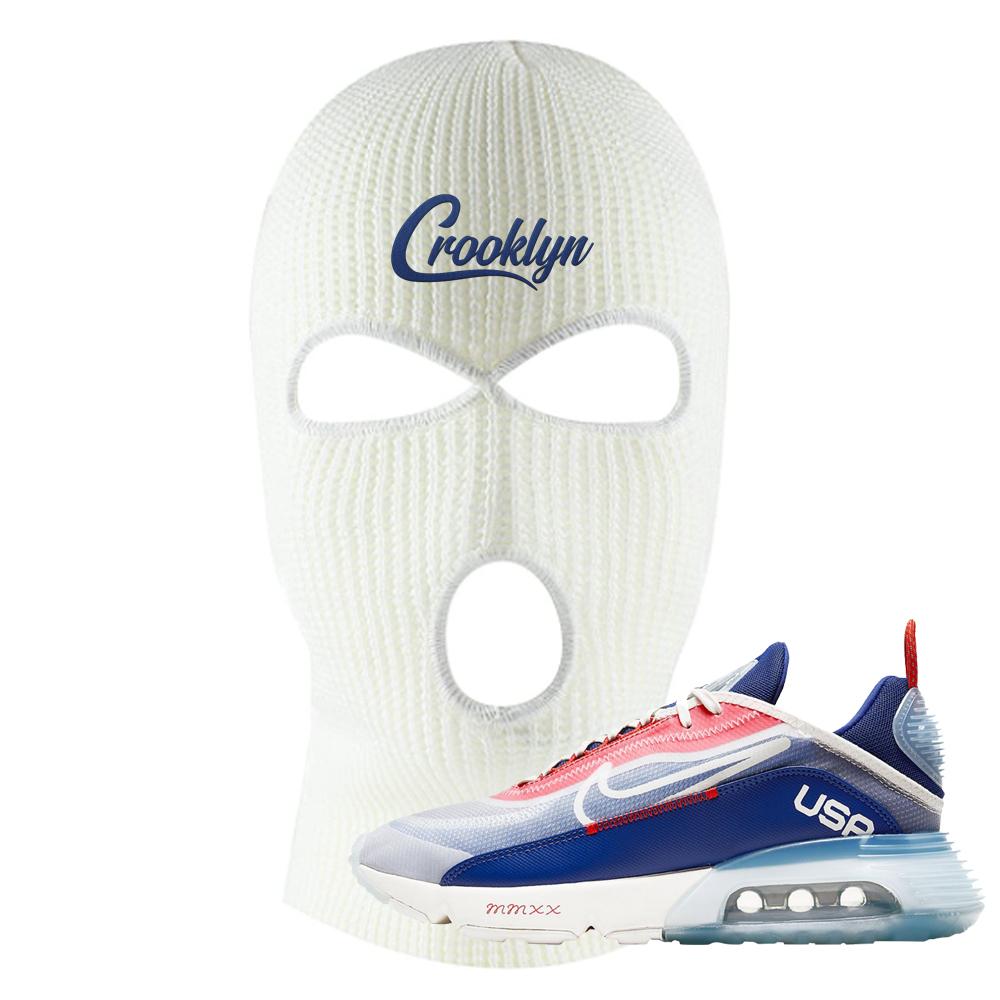 Team USA 2090s Ski Mask | Crooklyn, White