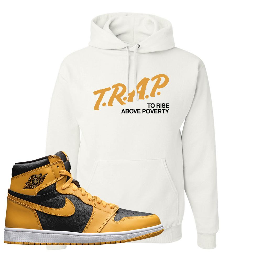 Pollen 1s Hoodie | Trap To Rise Above Poverty, White