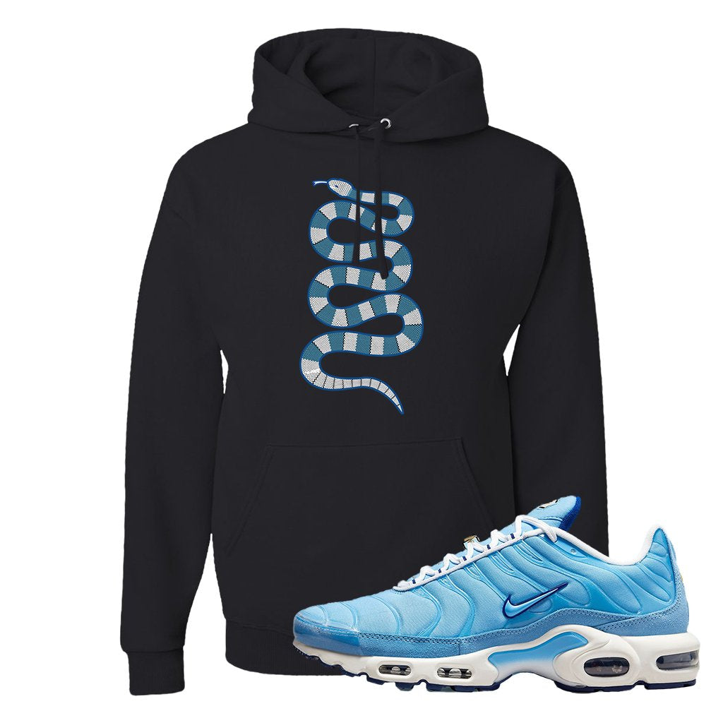 Air Max 1 First Use University Blue Hoodie | Coiled Snake, Black