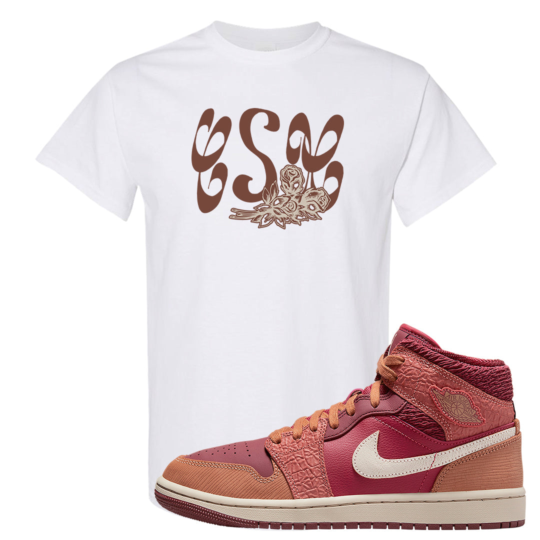 Africa Mid 1s T Shirt | Certified Sneakerhead, White
