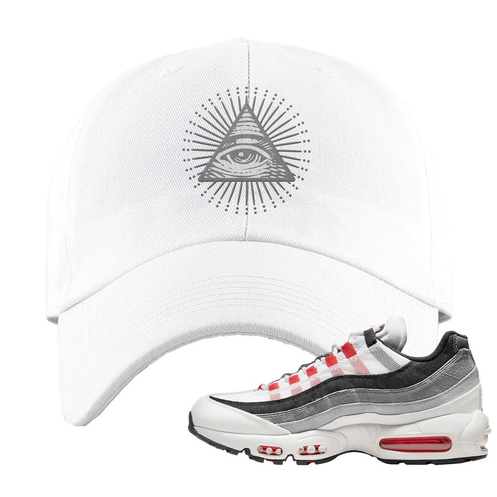 Comet 95s Dad Hat | All Seeing Eye, White