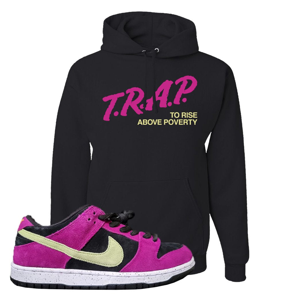ACG Terra Low Dunks Hoodie | Trap To Rise Above Poverty, Black