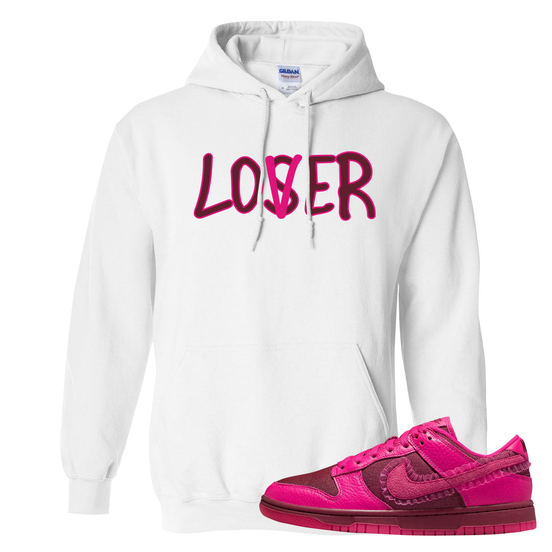 2022 Valentine's Day Low Dunks Hoodie | Lover, White