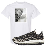 Zebra Golf 97s T Shirt | Miguel, White