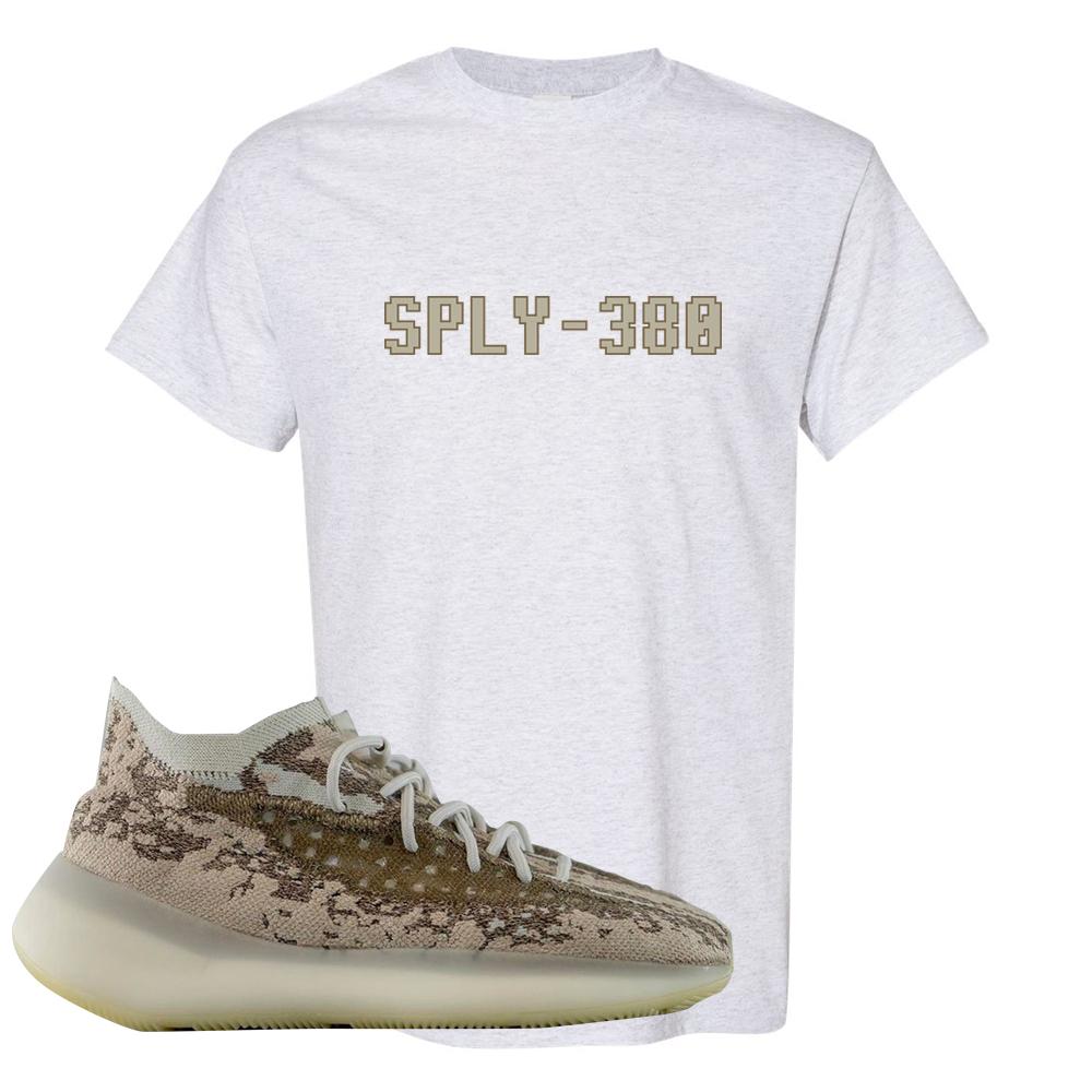 Stone Salt 380s T Shirt | Sply-380, Ash