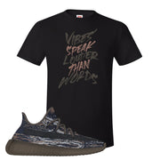 MX Rock 350s v2 T Shirt | Vibes Speak Louder Than Words, Black